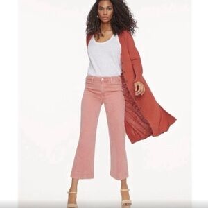 Sanctuary Non Conformist High Rise Welt Wide Leg Crop in Pottery